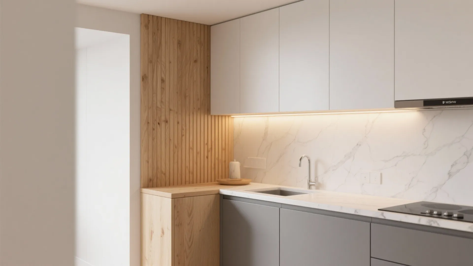 Warm Wood Accents Without Overpowering Small Spaces