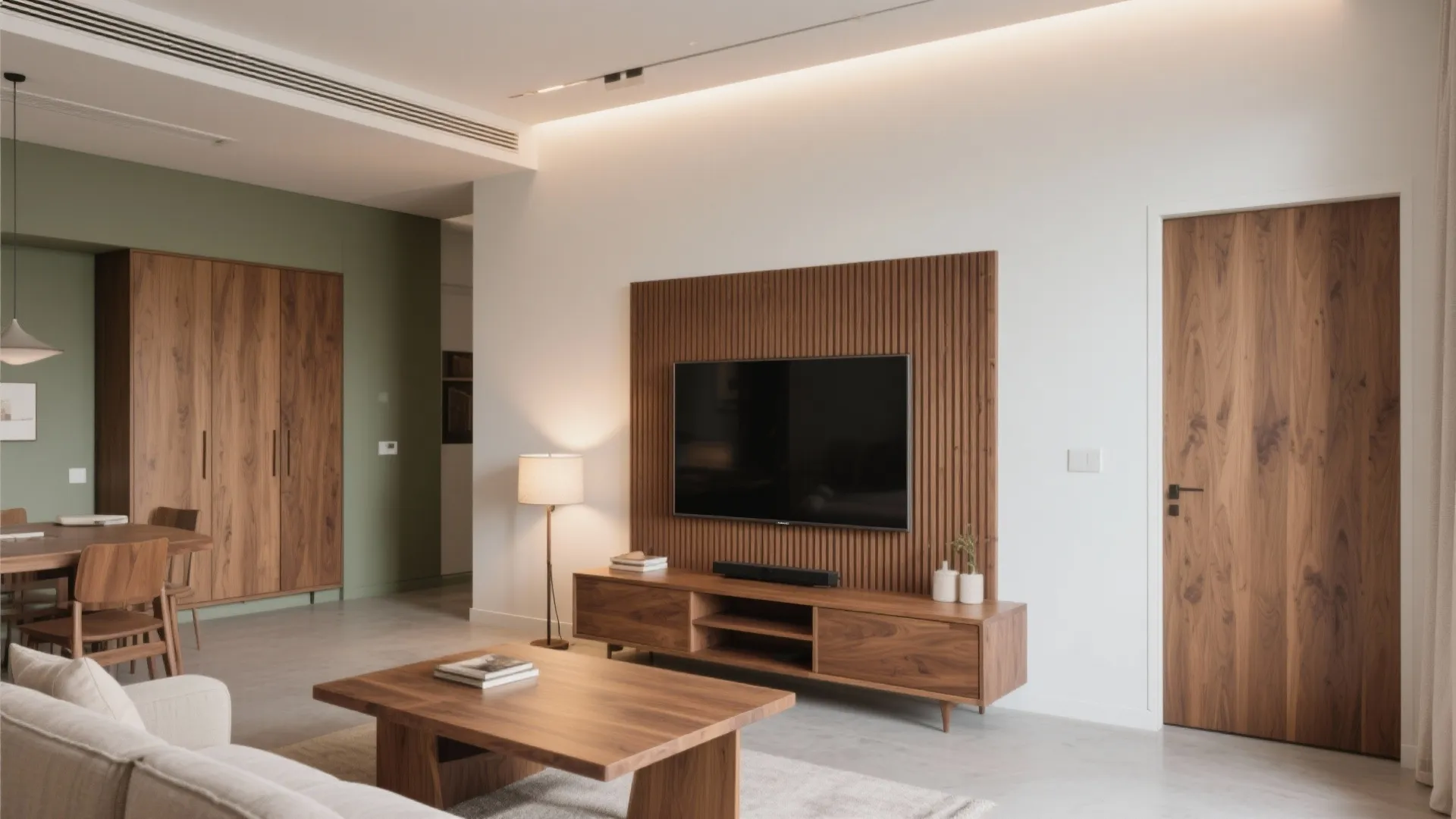 Warm Wood Accents, Not Overload