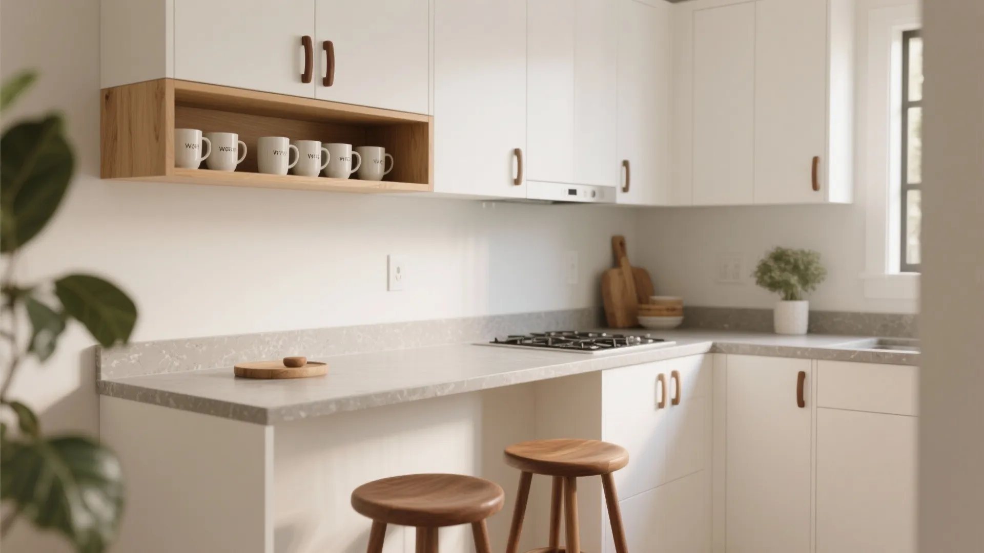 Warm Wood Accents for Human-Centered Calm