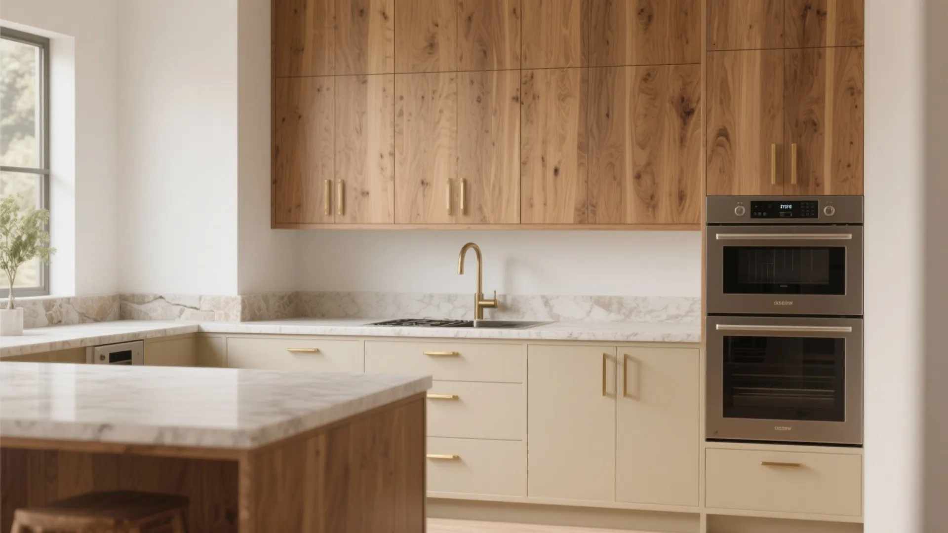 Warm Wood Accents Without the Maintenance Headache