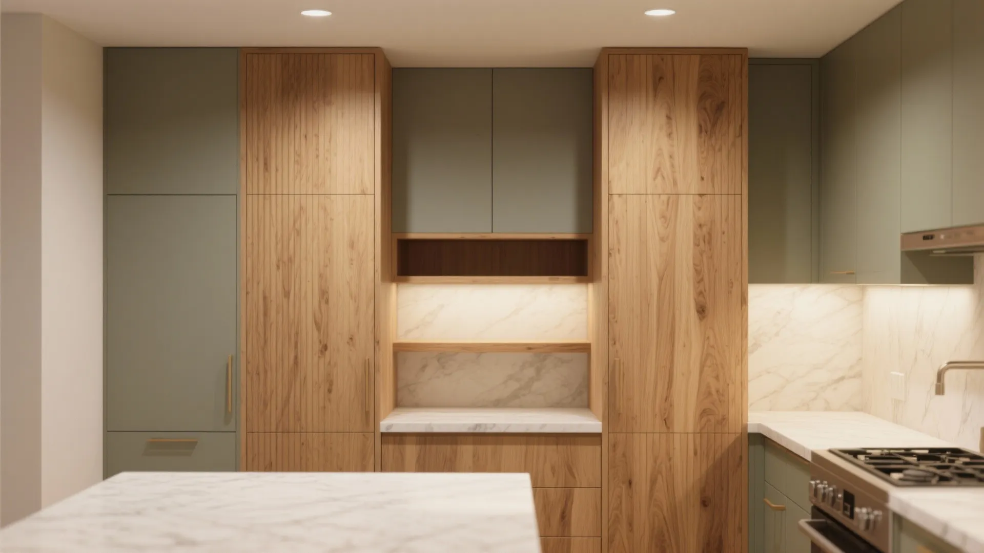 Warm Wood Accents Without the Maintenance Headache