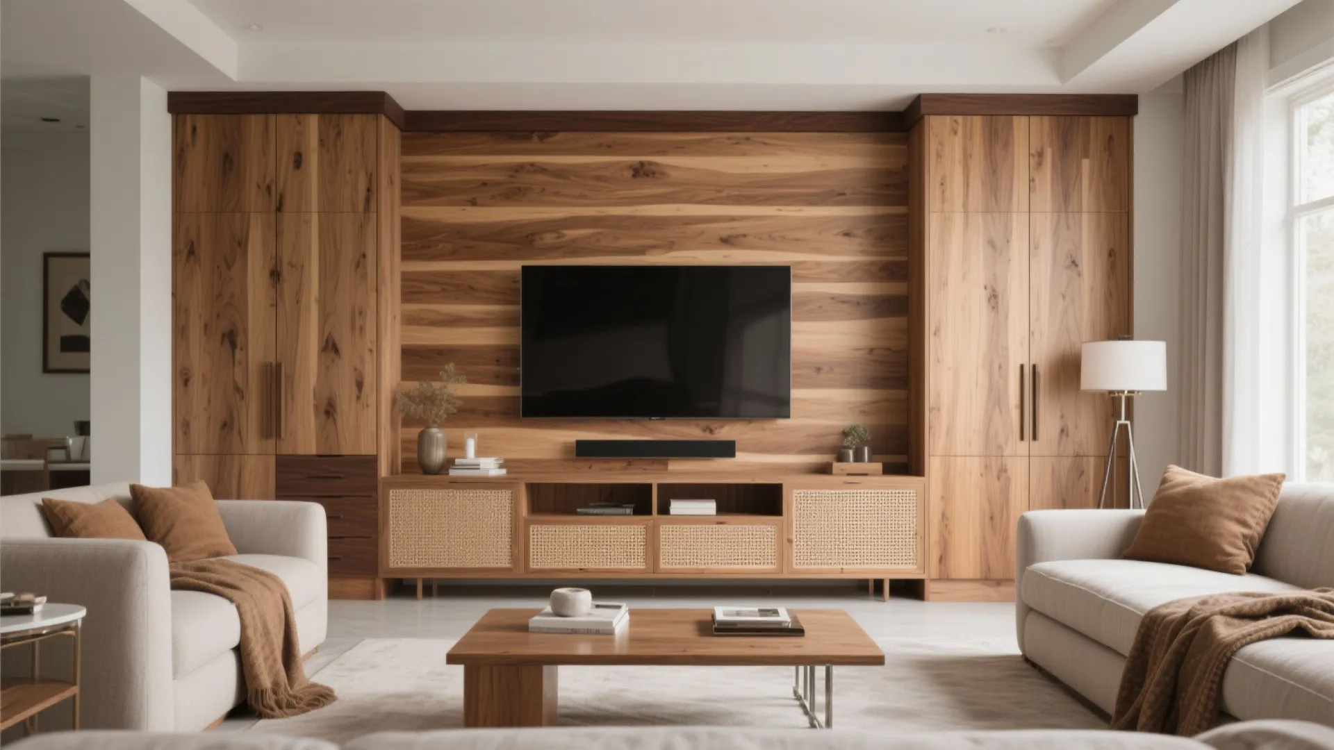 Warm wood accents for a timeless, modern feel