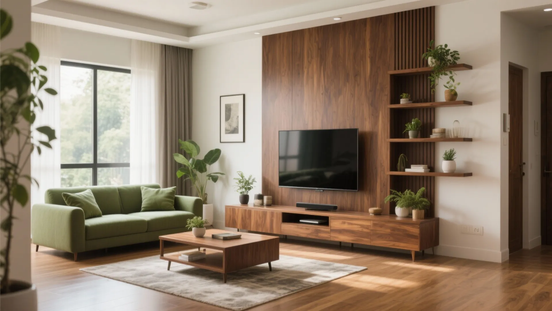 Warm Wood Accents without Overheating the Palette