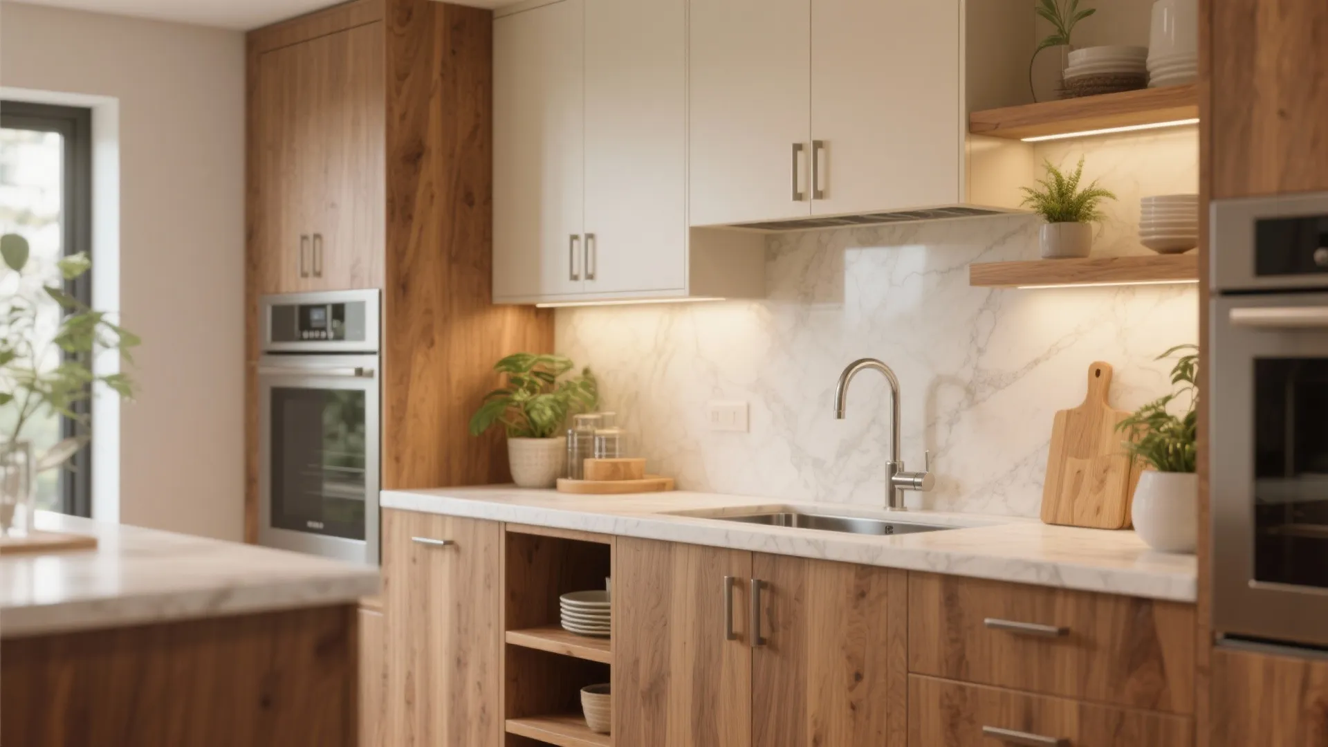 Warm wood accents that age well in Pune’s climate