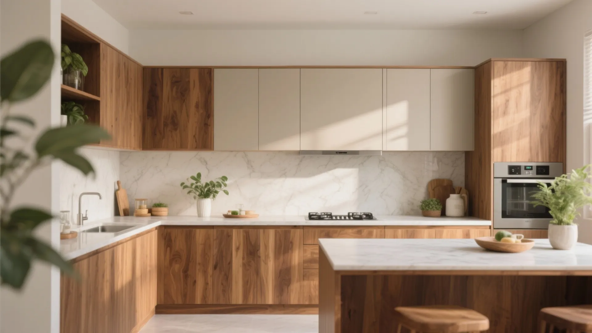 Warm Wood Accents Without Overheating