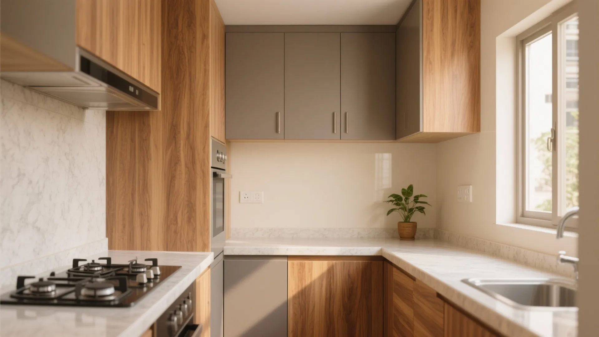 Warm Wood Accents That Survive Indian Cooking