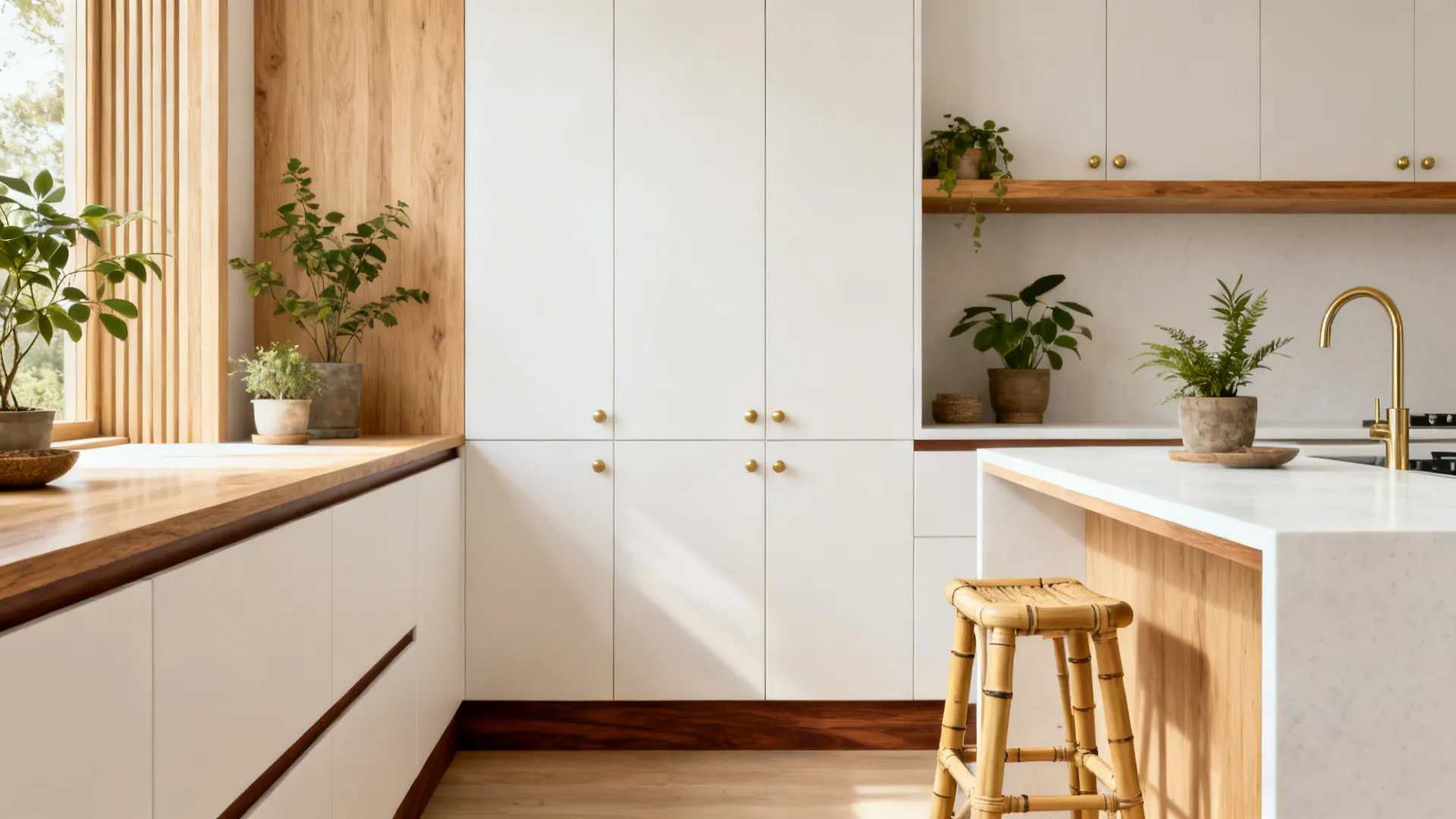 Warm Wood Accents for Human Comfort