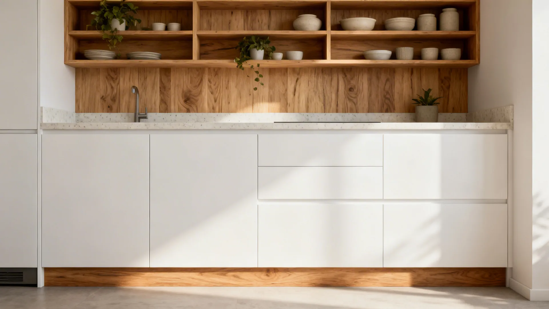 Warm Woods that Humanize the Space