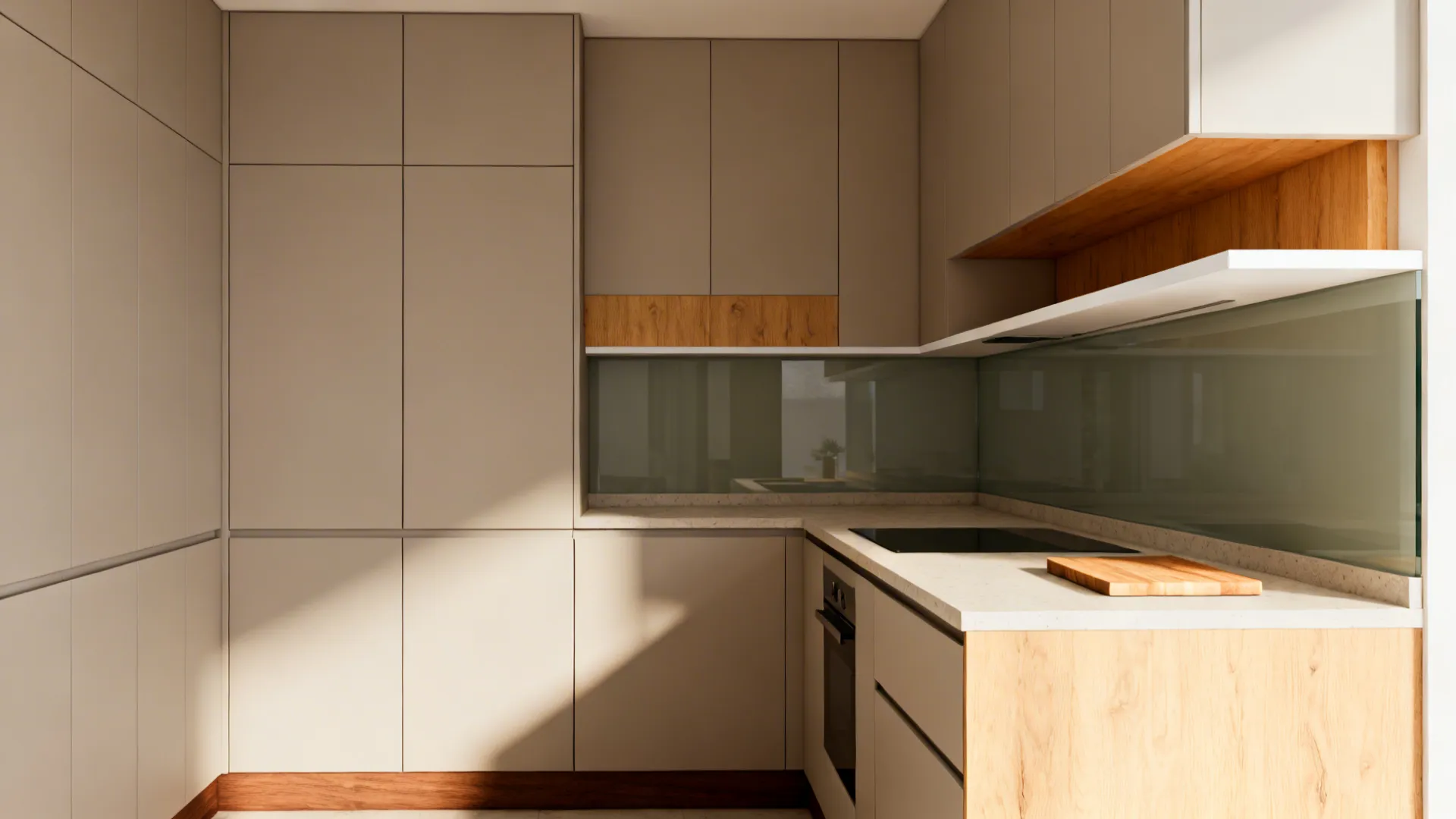 Warm Wood Accents Without Overcrowding