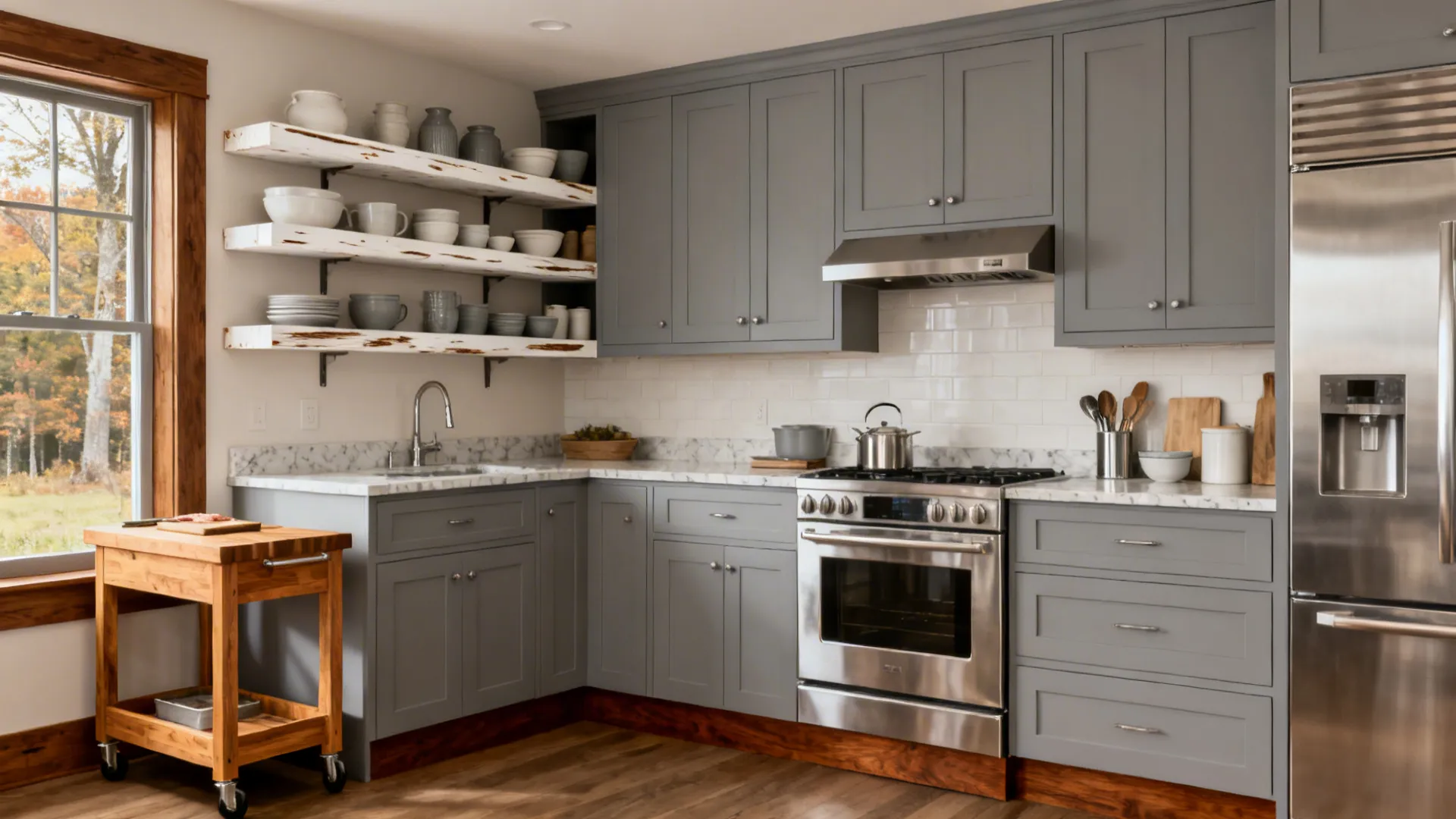 Warm Wood Accents that Age Gracefully