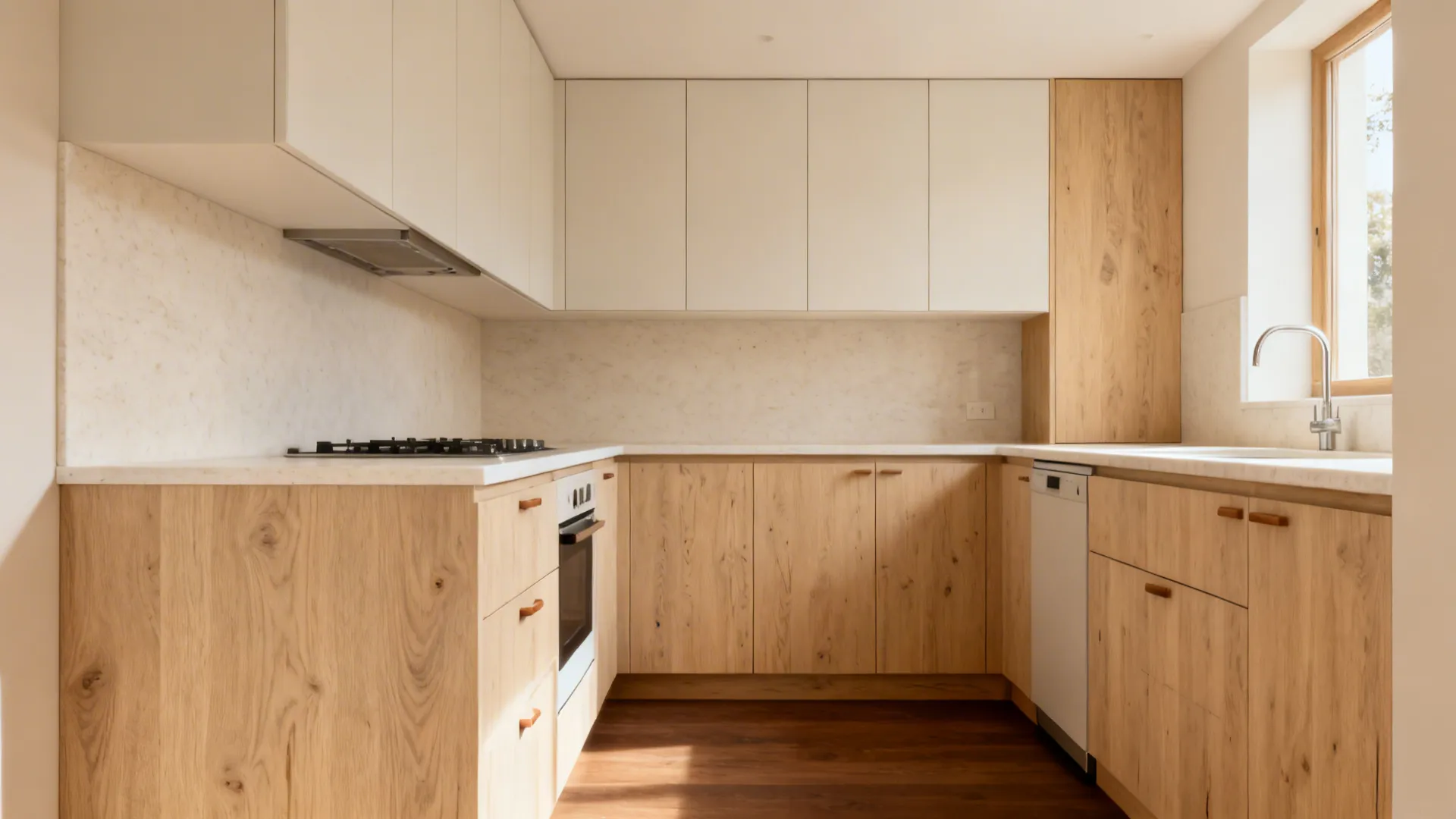 4) Warm Wood Accents without Visual Weight