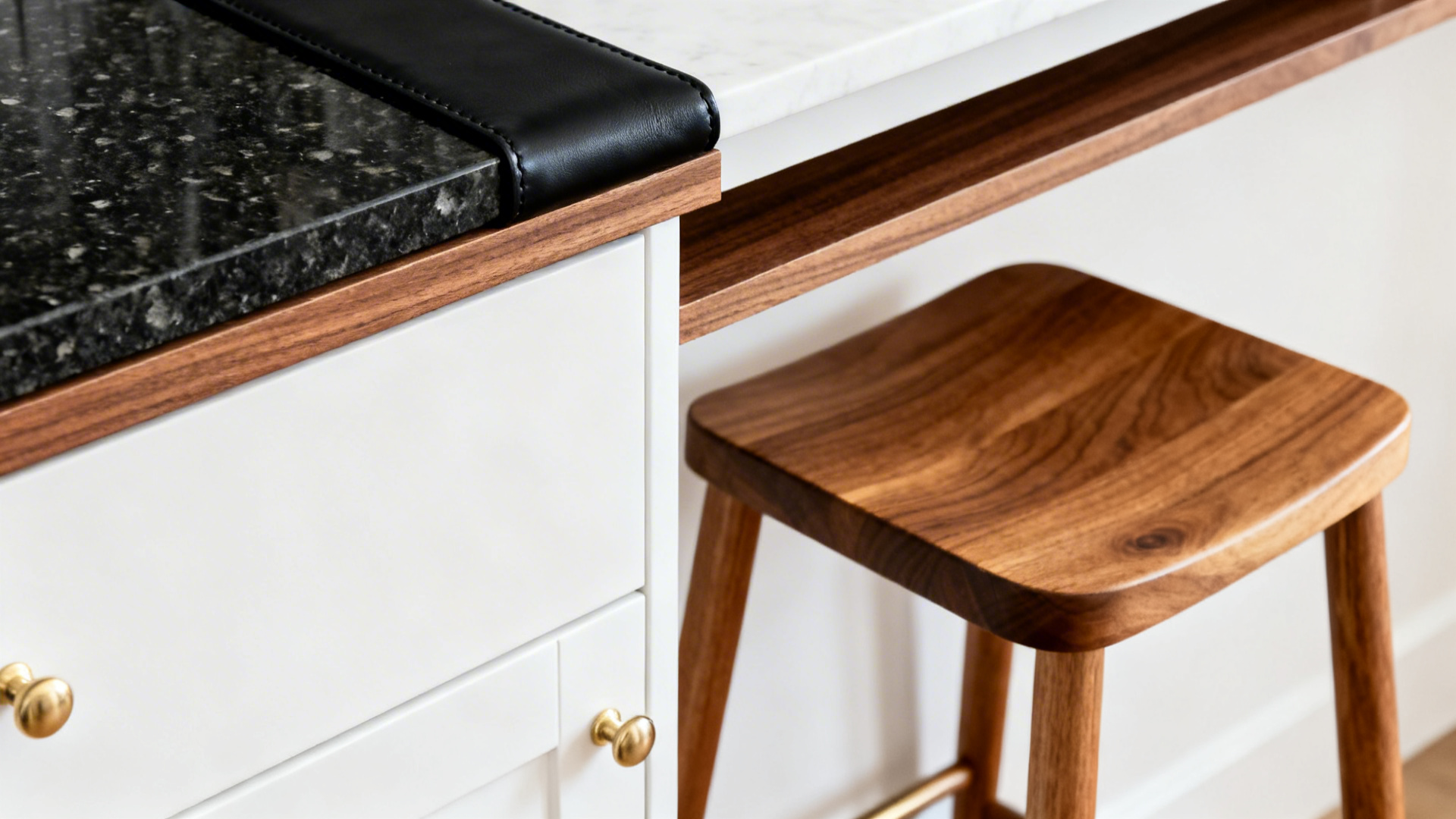 5 ideas for kitchens with black granite countertops and white cabinets