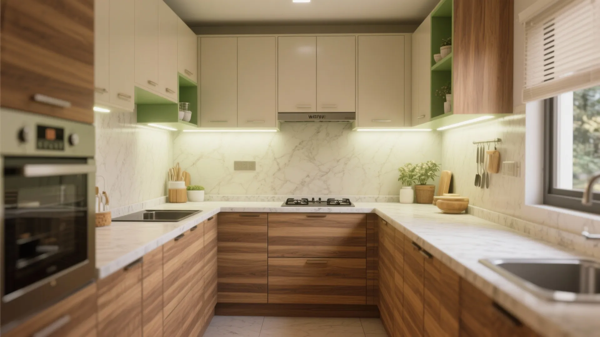 Warm Wood Elements for Balance