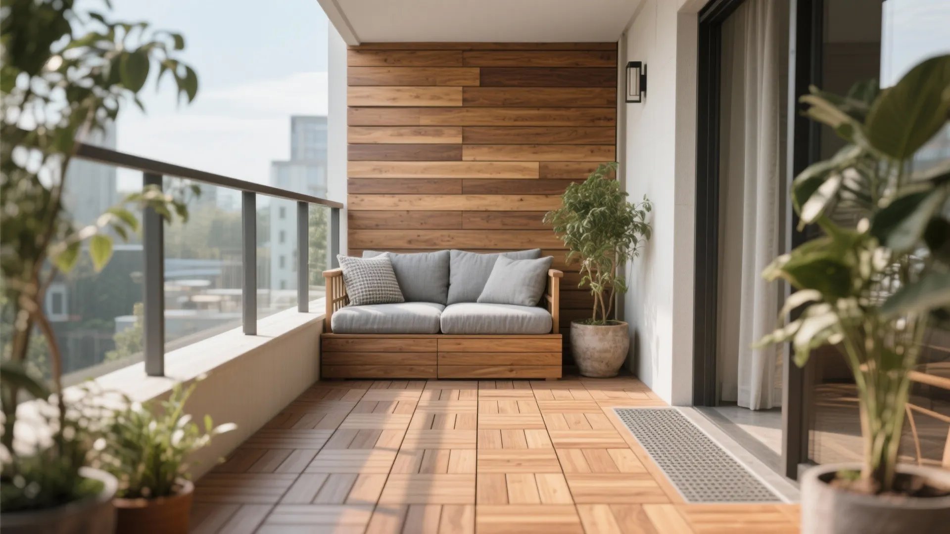 Warm Wood Accents with Weather-Savvy Finishes