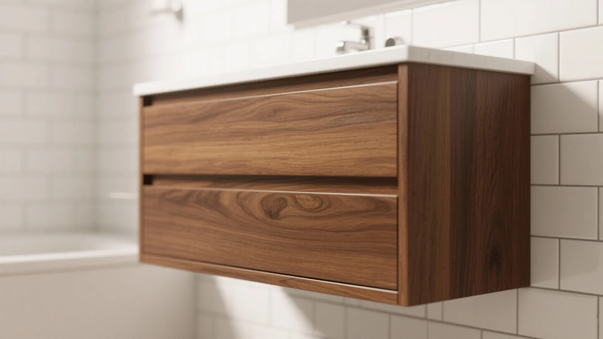 4. Warm Wood Accents in a Cool-Toned Space