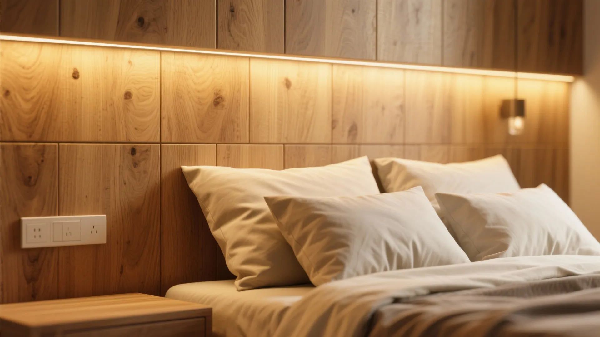 Warm wooden elements