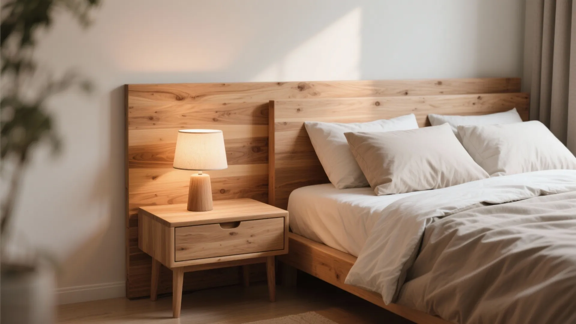 Warm Wood Elements for Comfort