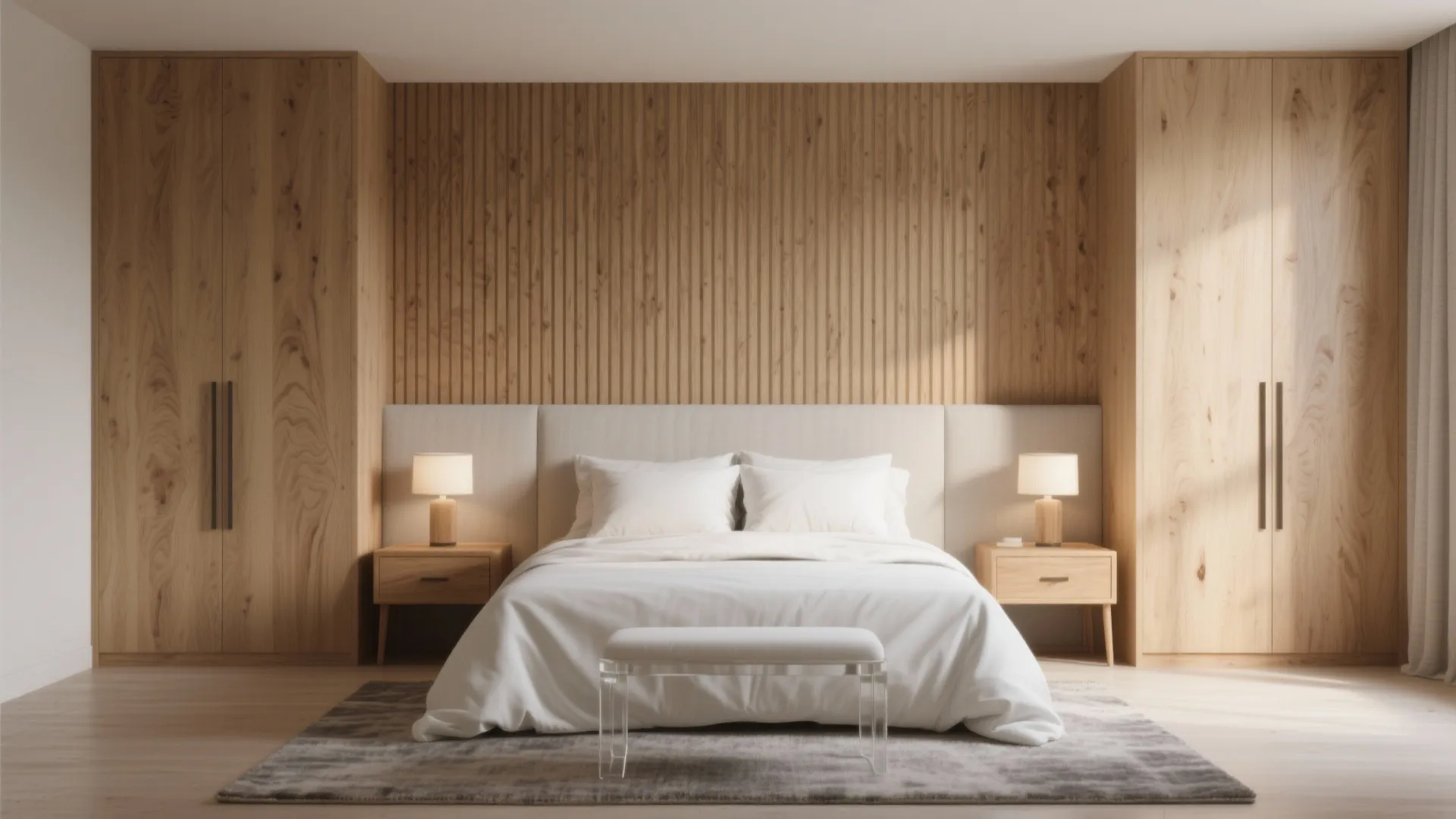 Warm Wood Elements for Cozy Bedrooms