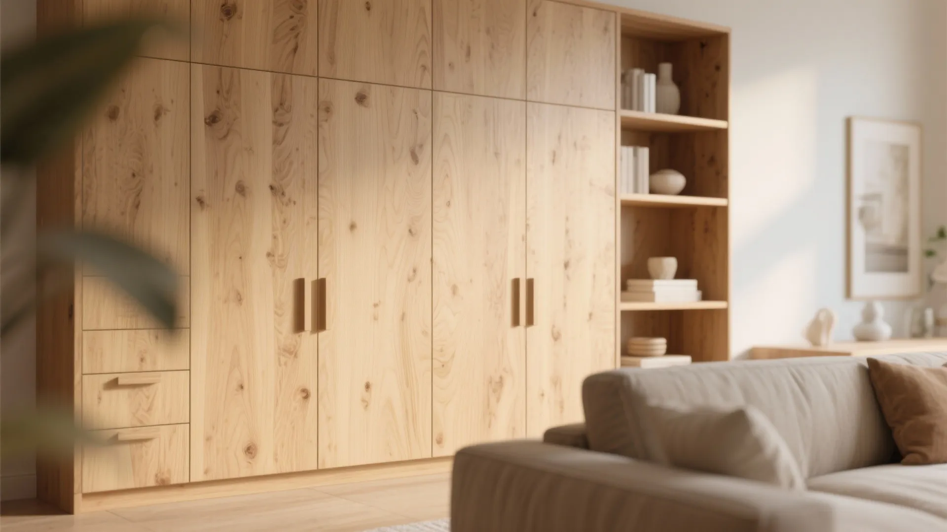 Warm Wood Elements for Comfort