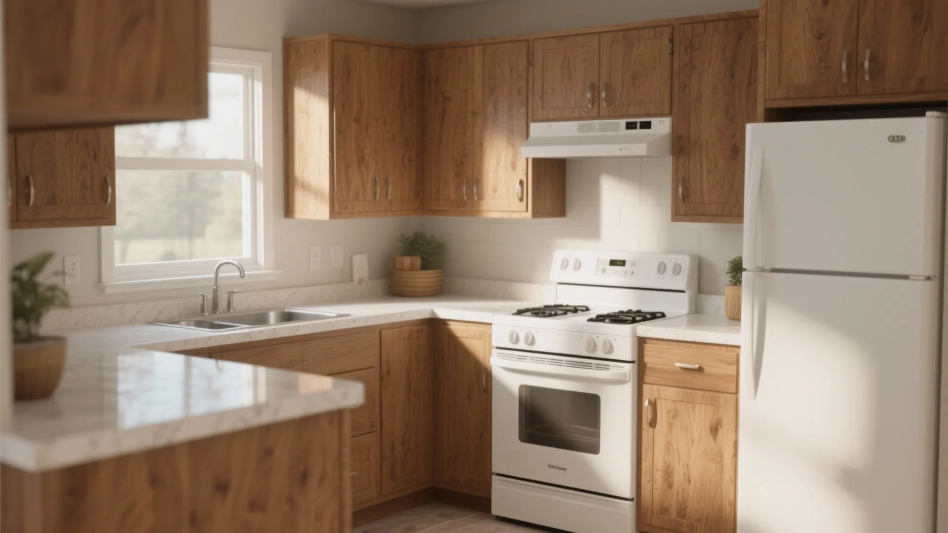 1. Embrace tonal contrast with warm wood