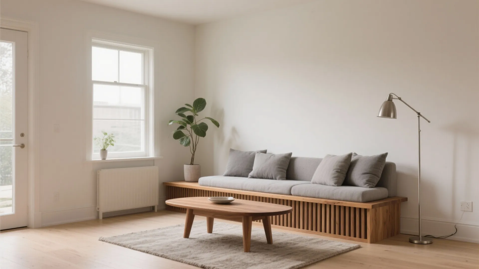 Warm wood tones to ground the palette