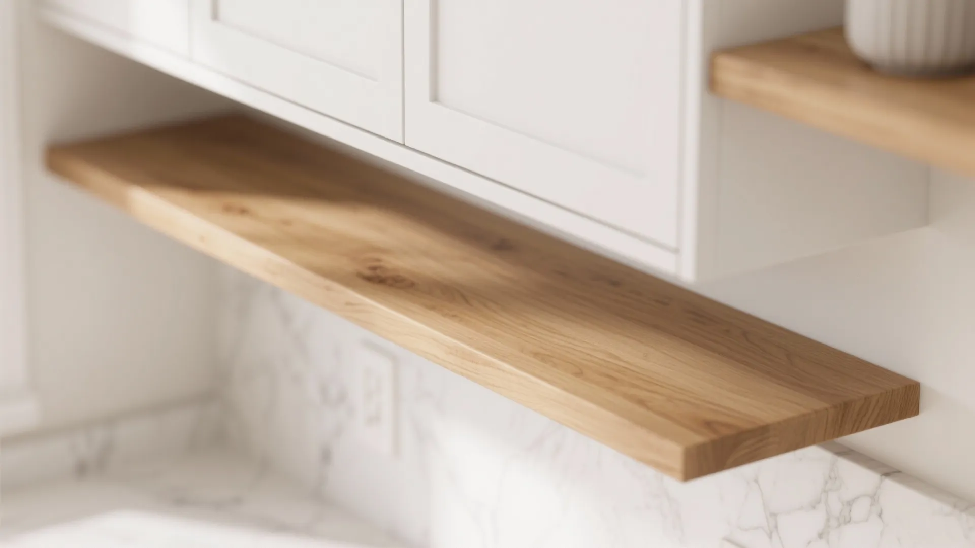 Warm wood accents that welcome you in