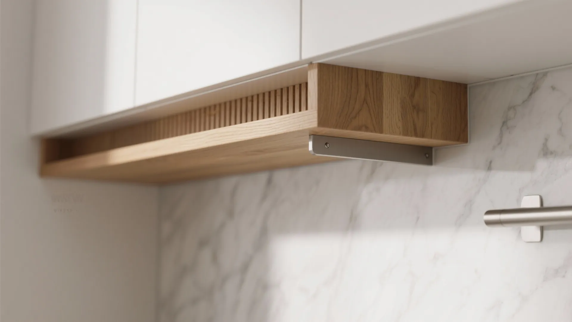 Warm Wood Elements to Soften the Box