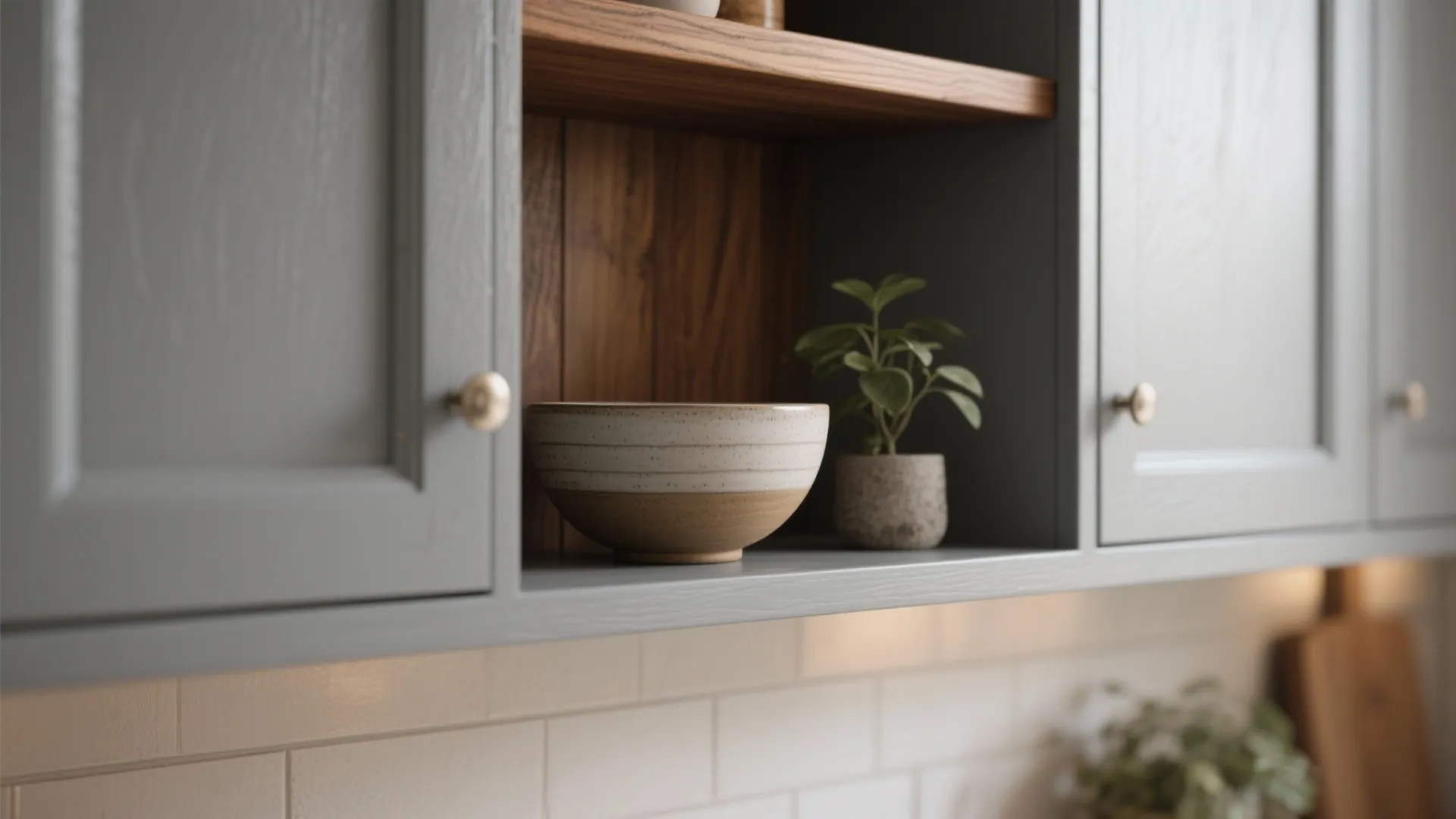 1. Pair with warm wood tones for balance