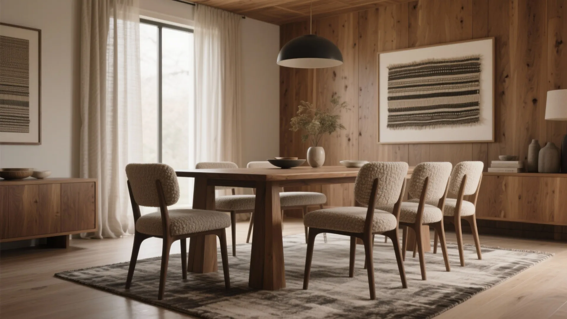 Warm Wood, Texture, and Acoustics for Comfort