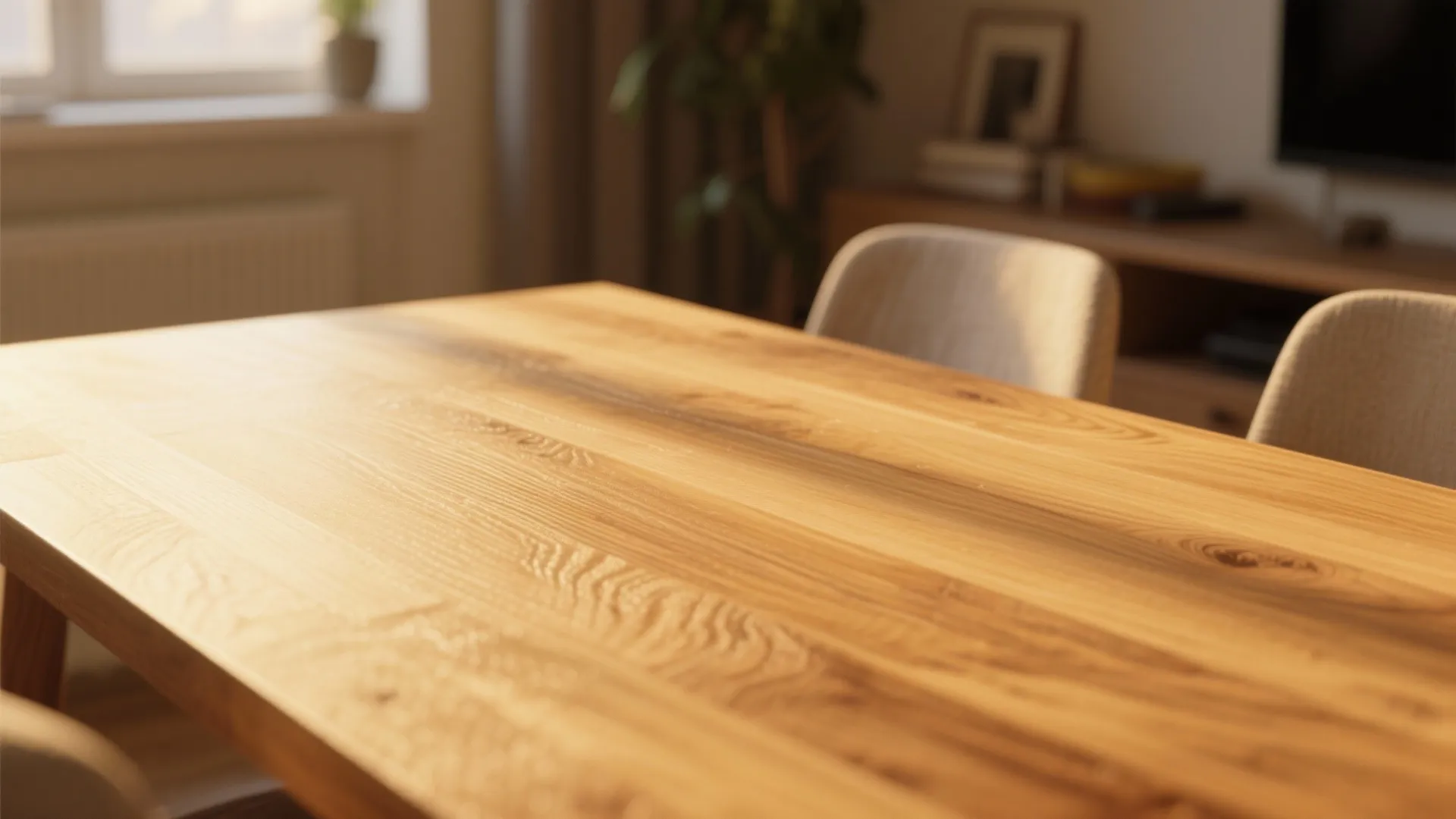 Warm wooden elements