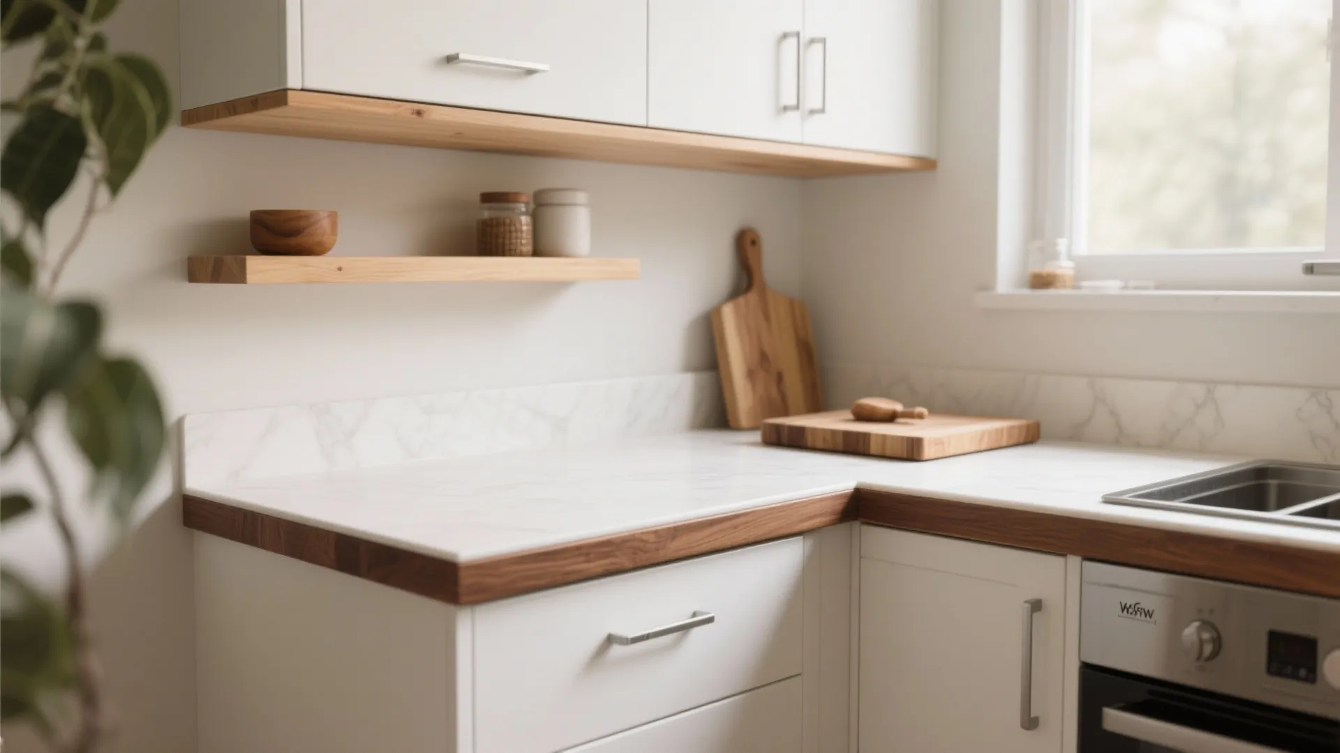 Warm Wood Elements that Soften Compact Spaces