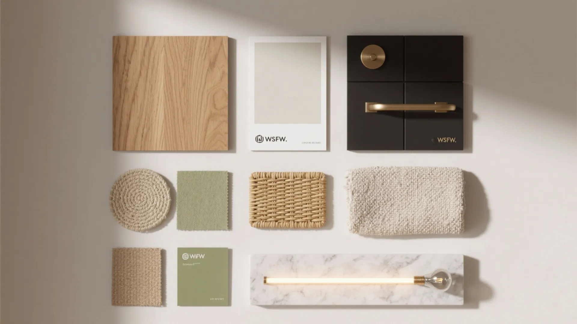 Warm wood, light walls, and layered lighting