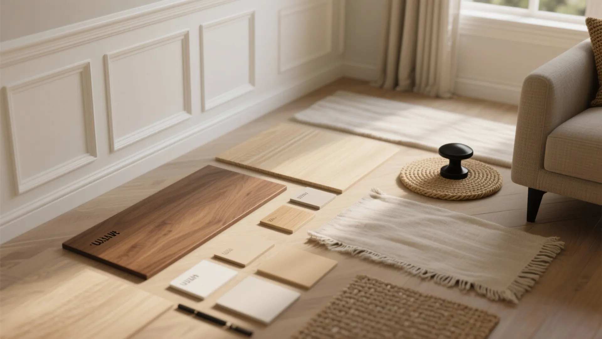 Earthy Wood and Warm Whites Blend