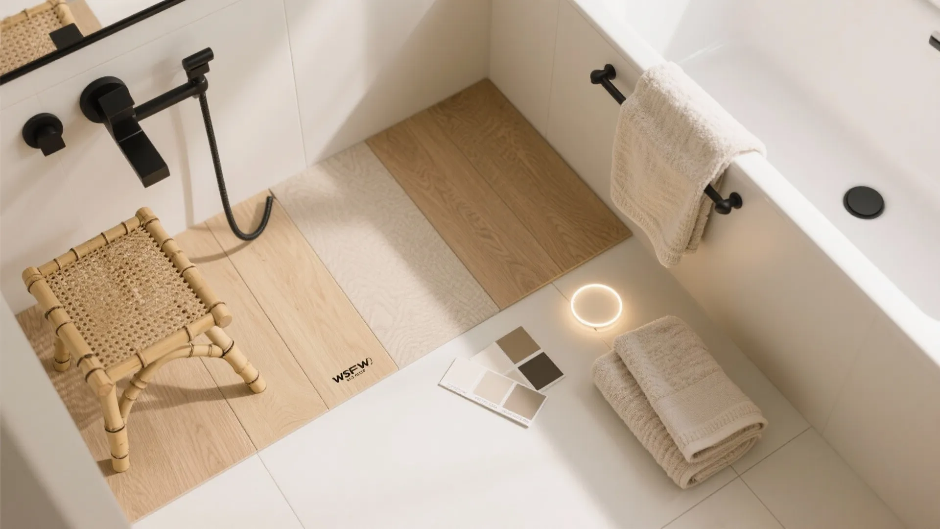 Warm Wood and Tactile Finishes