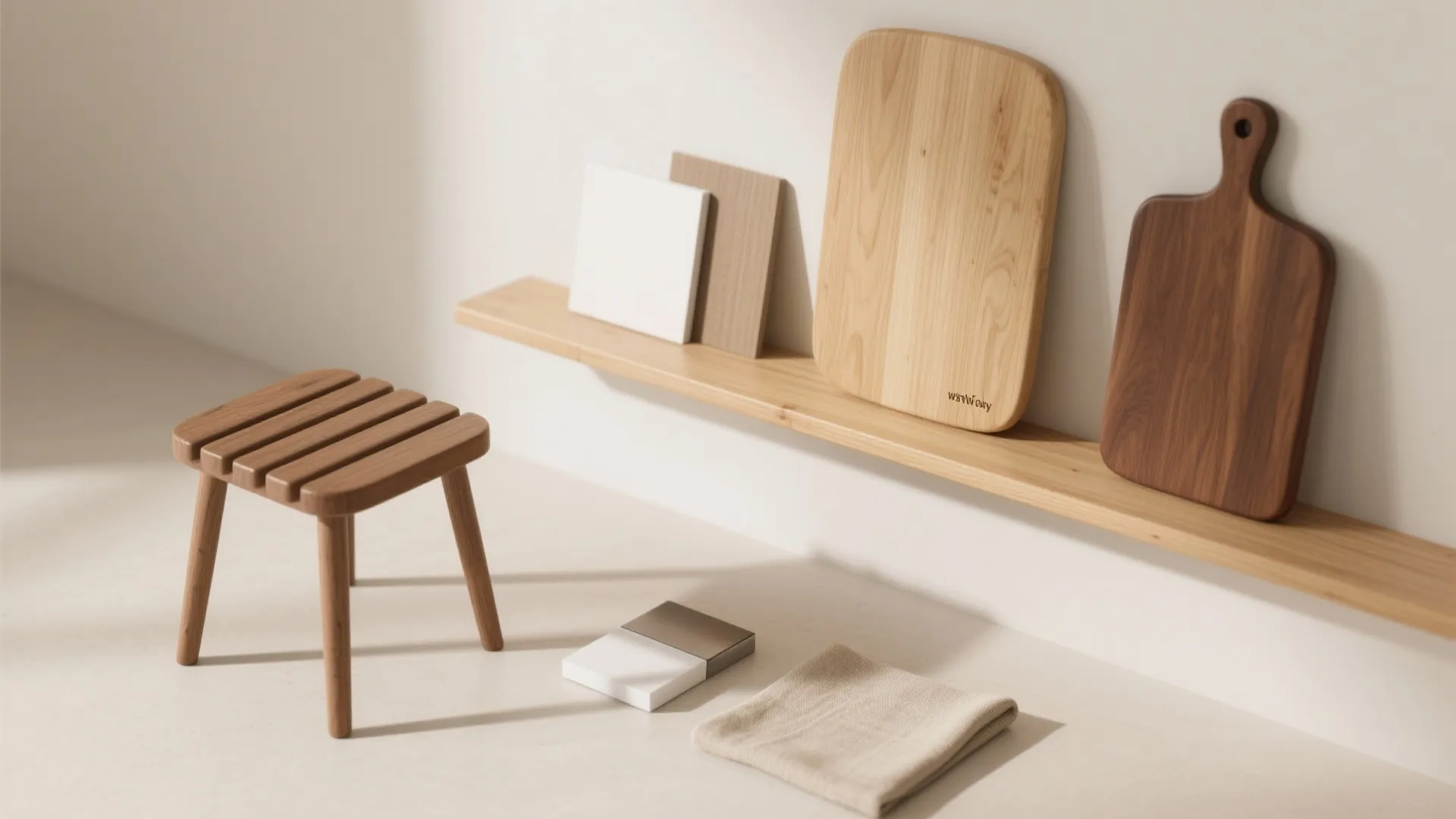 Warm Wood Accents (Without Cluttering)