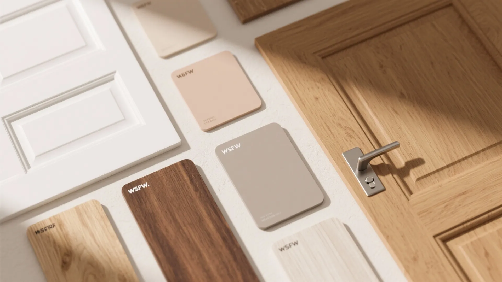 Warm Wood Tones and Soft Colors