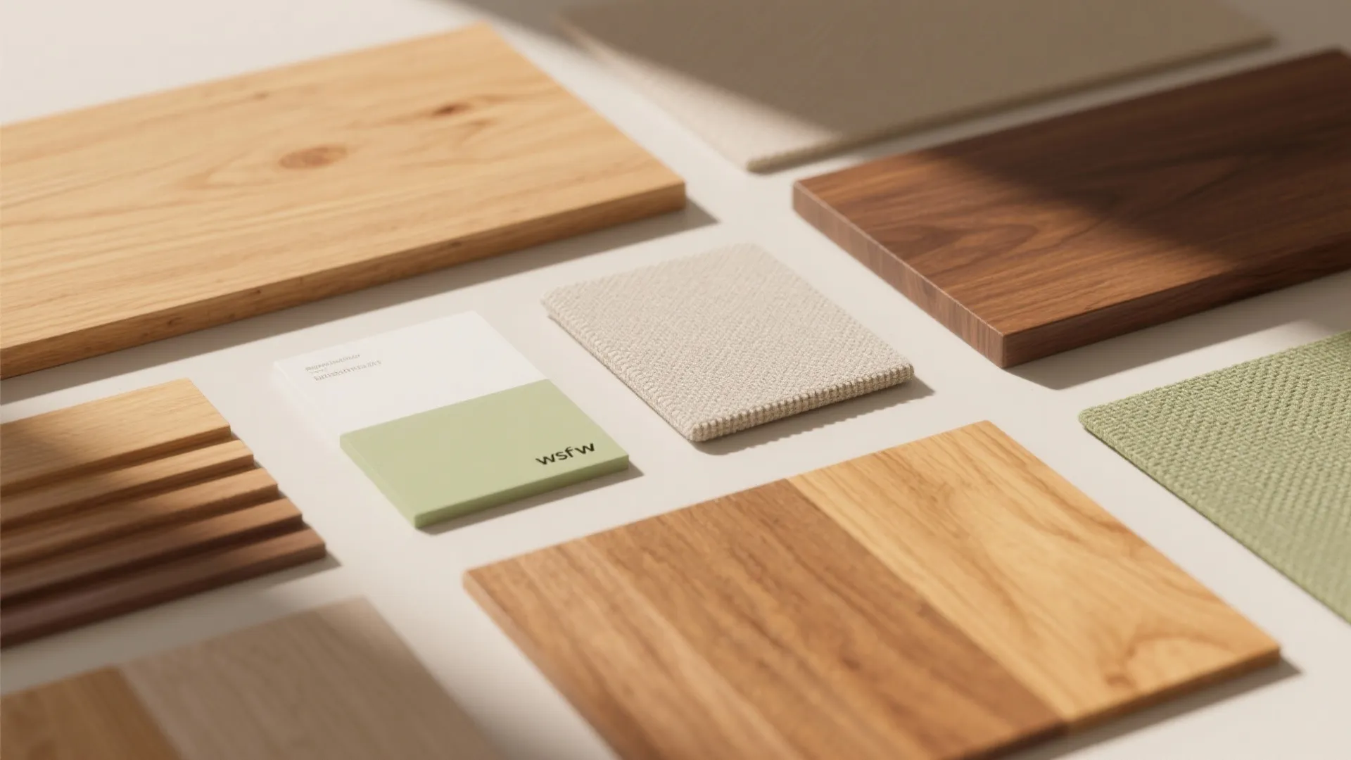 Wood tones for warmth and focus