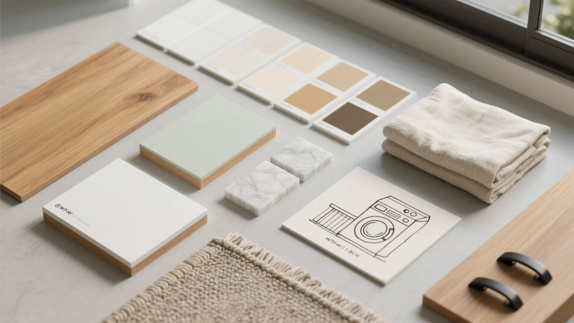 5) Warm wood, breathable textiles, and a smart balcony utility