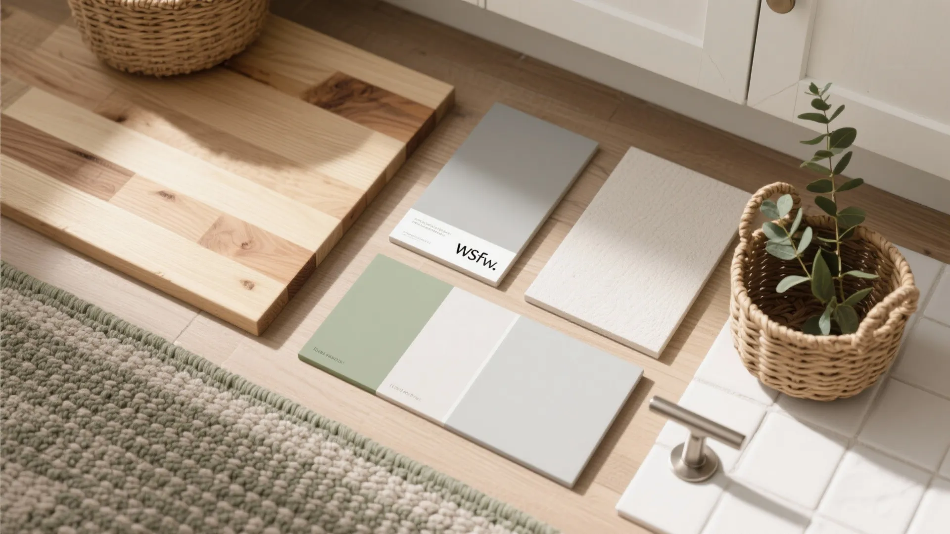 Idea 5: Warm Wood and Soft Textures to Balance Utility