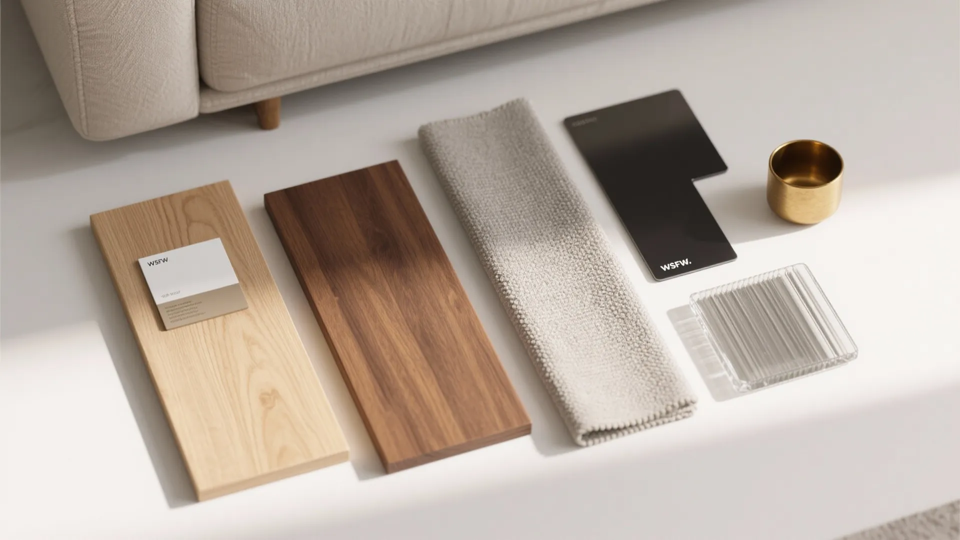 Warm wood notes to soften a compact hall