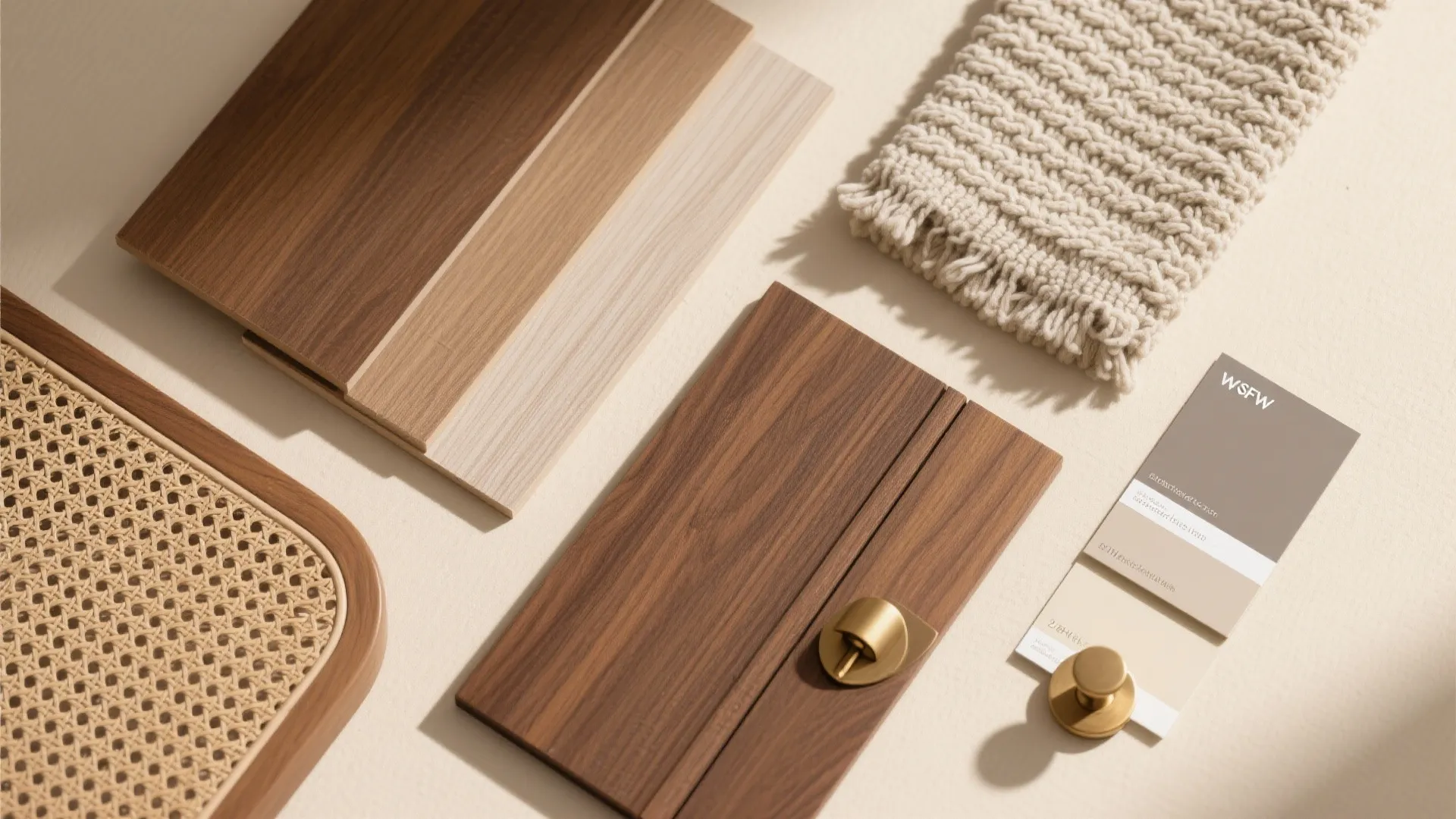 Warm Wood and Tactile Layers