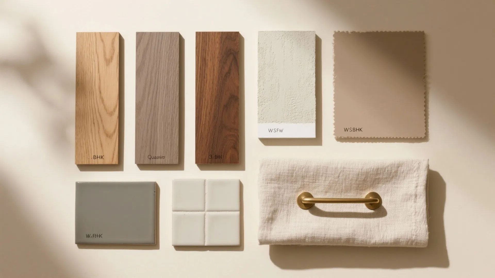 Warm Wood Accents Across the Flat