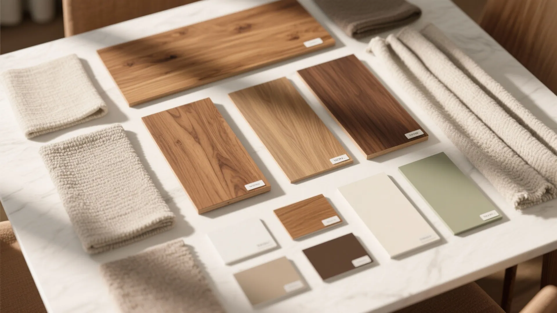 Warm Woods and Textures for Human Comfort