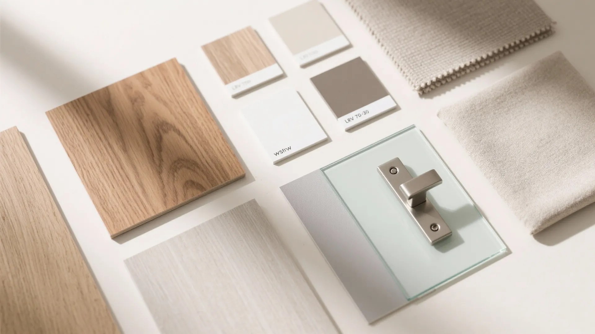 Warm wood accents that calm the palette