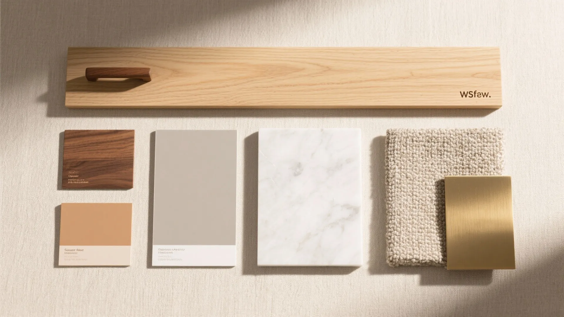 Warm wood elements for a calm, cohesive home