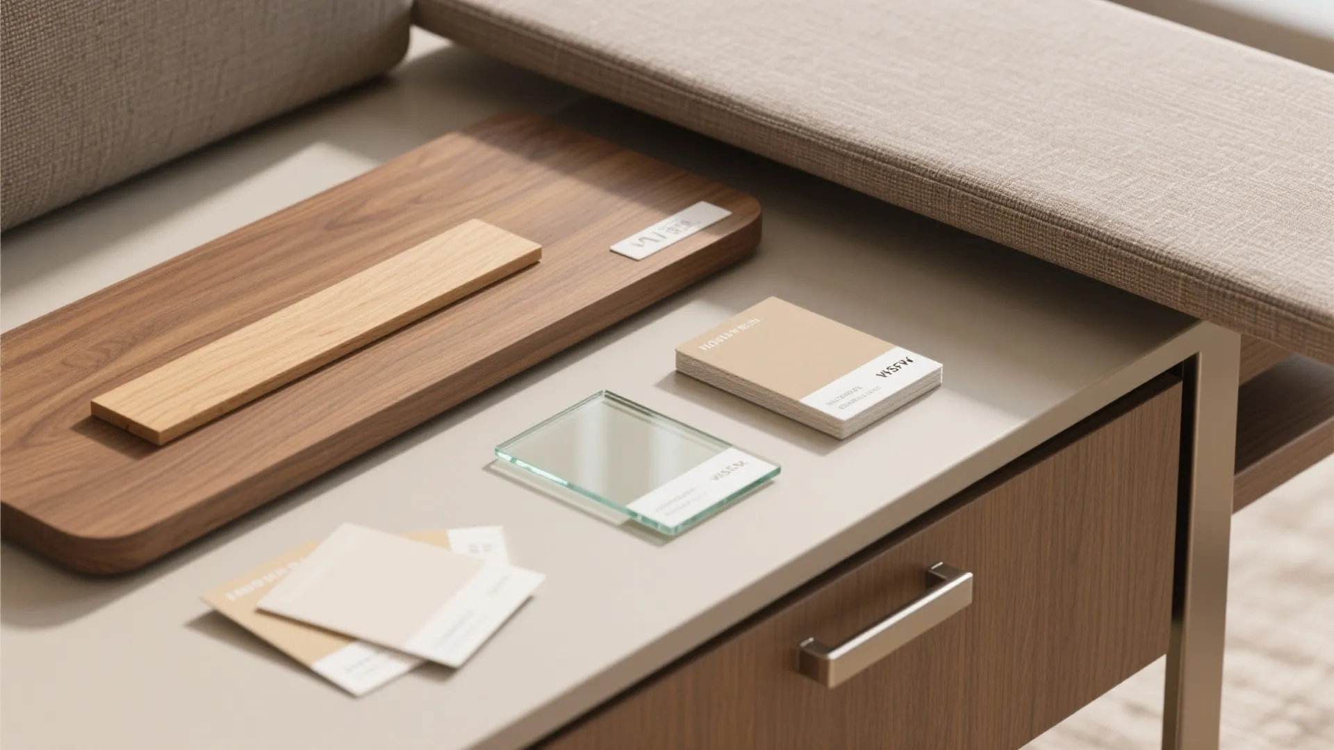 Warm wood accents with durable finishes