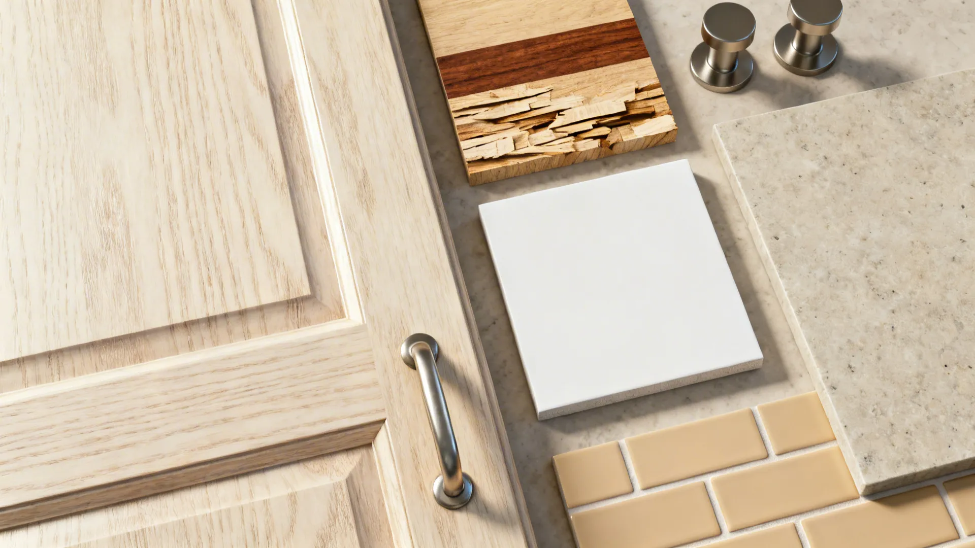 Warm Wood Tones with Matte Finishes