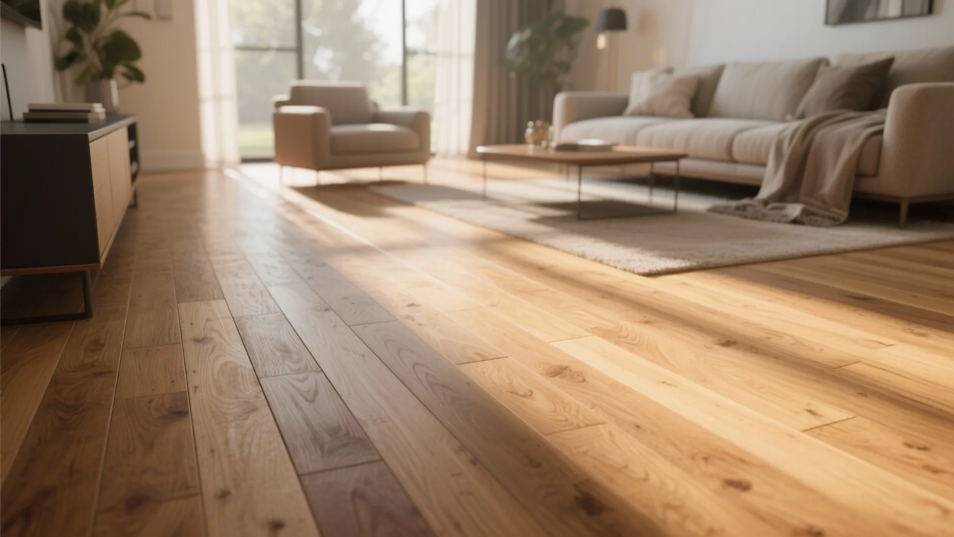 3. Warm Wood Flooring Focus