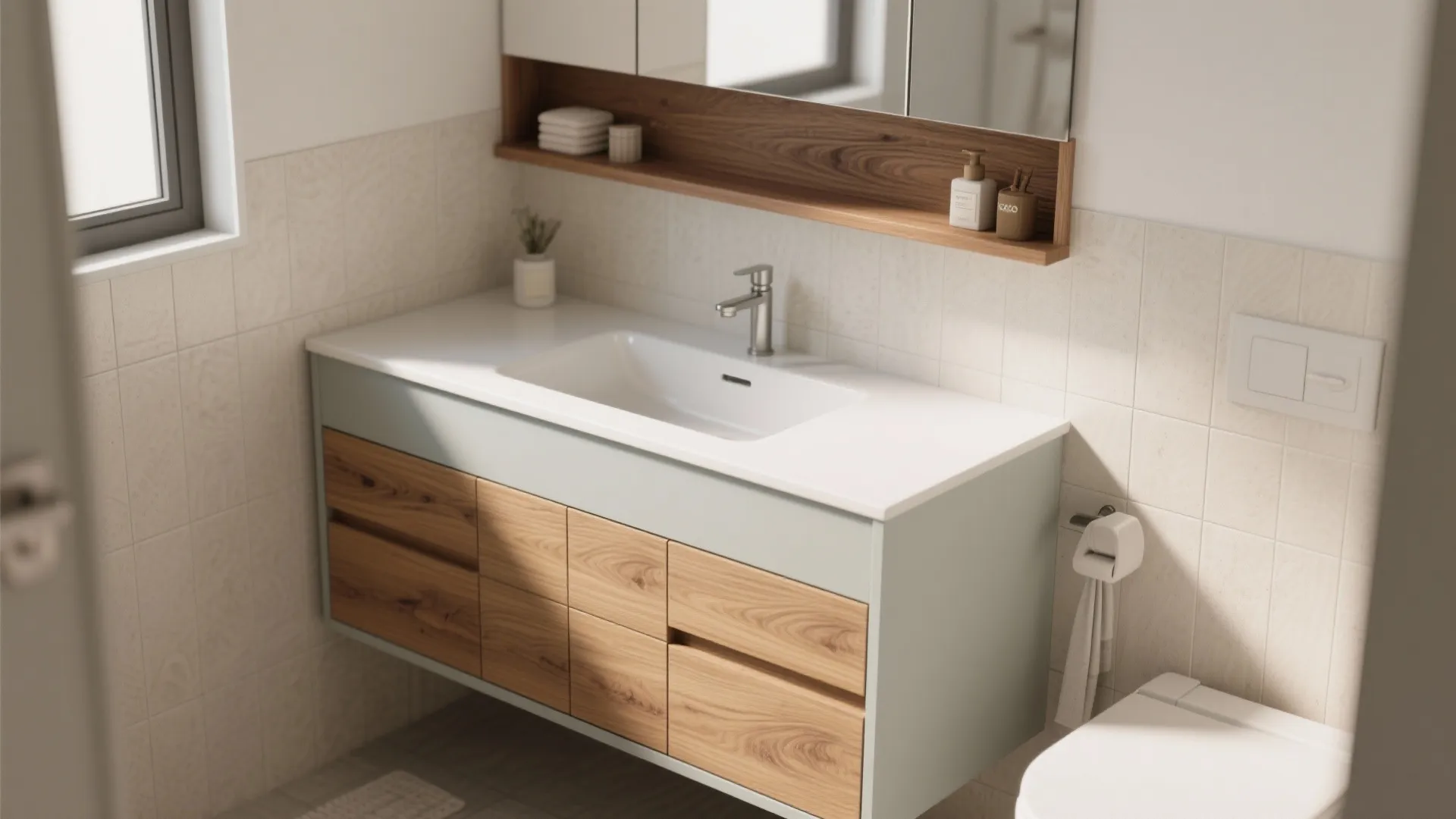 1. Warm Wood + Light Grey: Soft Scandinavian Shake