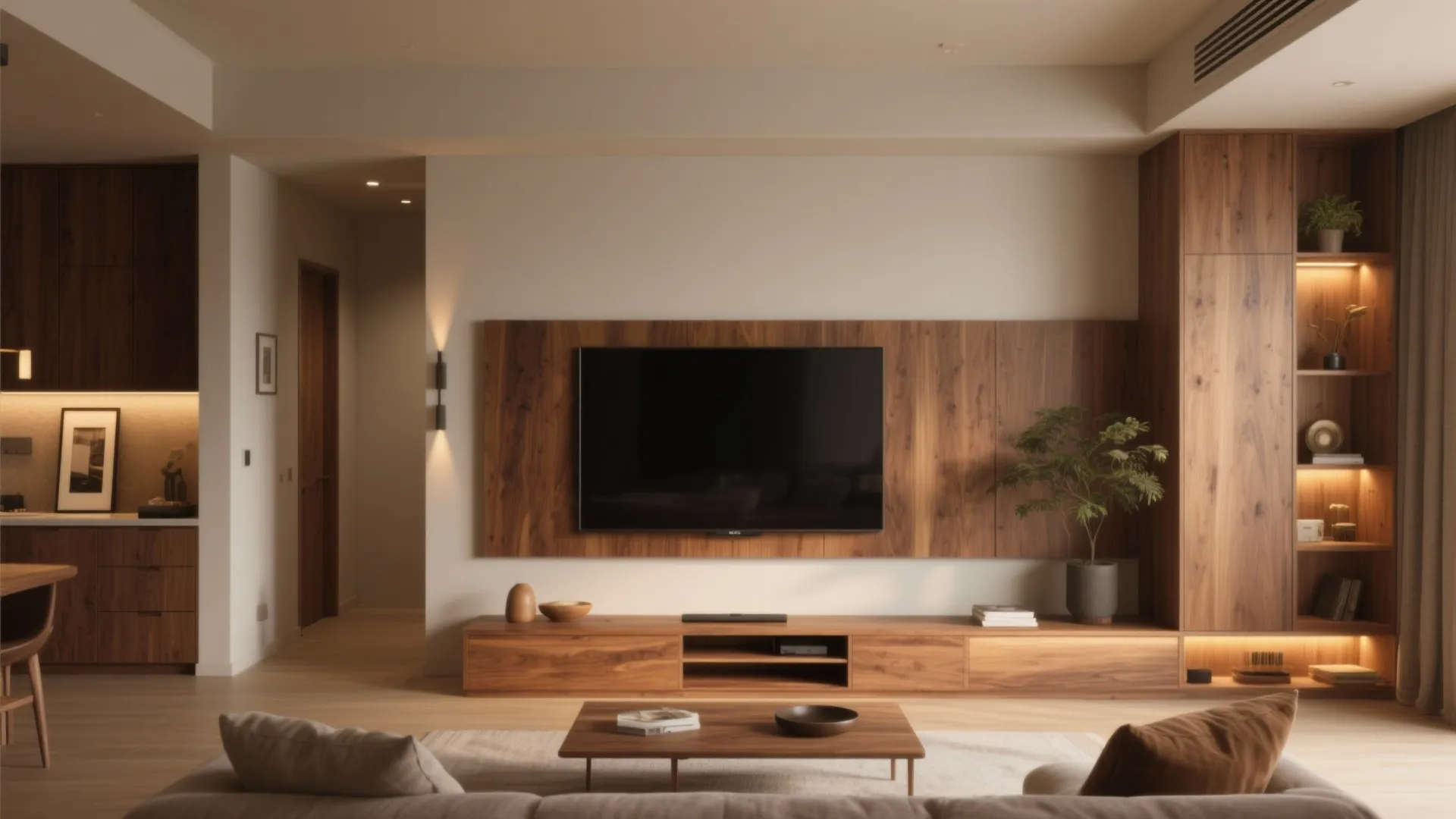 Warm Wood Tones for a Cohesive, Calm Home